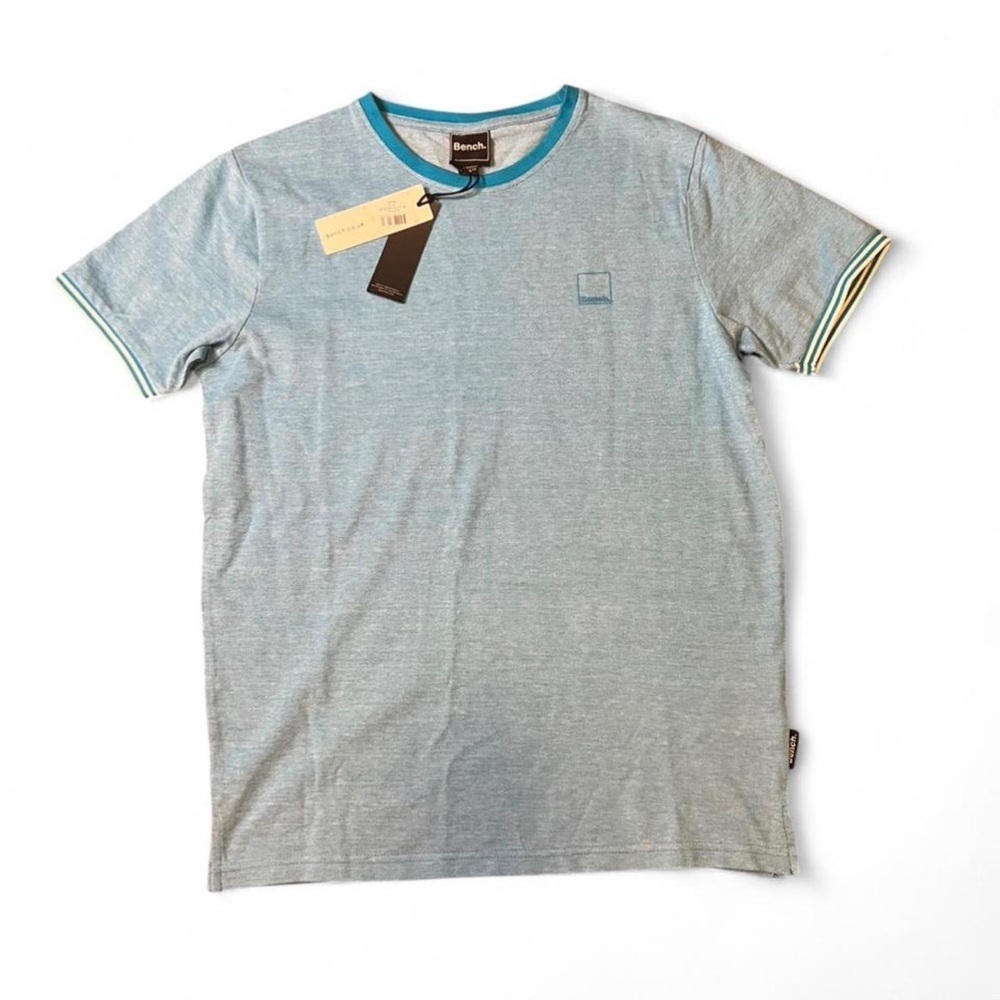 Bench Light Blue Short Sleeve Tee NWT Size S - Picture 3 of 5